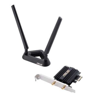 Image of ASUS AX3000 PCIe WLAN-Karte (PCE-AX58BT) [Wi-Fi 6 Adapter, Dual Band, 802.11ax, MU-MIMO]