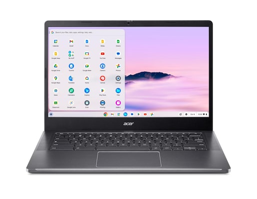 Image of Acer Chromebook Plus 514 Laptop mit Google AI (CB514-4H-387Q) 14,0" Full HD, Intel i3-N305, 8GB RAM, 128GB SSD, ChromeOS Plus