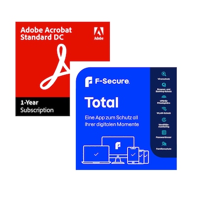 Image of Adobe Acrobat Standard DC | 1 Jahr | Win/Mac | inkl. F-Secure Total [1 Device - 12+3 Monate]