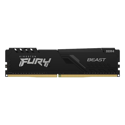 Image of Kingston FURY Beast Schwarz 16GB R2 DDR4-3200 CL16 UDIMM Gaming Arbeitsspeicher