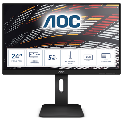 Image of AOC 24P1 Office Monitor - Höhenverstellung