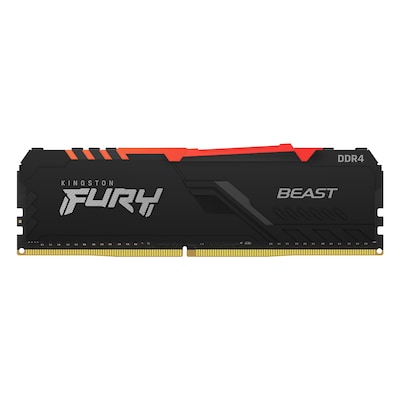 Image of Kingston FURY Beast RGB 16GB DDR4-3600 CL18 UDIMM Gaming Arbeitsspeicher