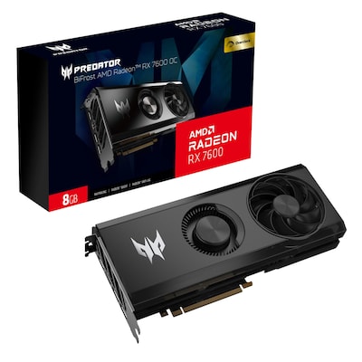 Image of ACER Predator BiFrost AMD Radeon RX 7600 OC B-Ware - 8GB GDDR6, HDMI, 3x DP