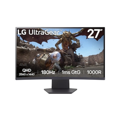 Image of LG UltraGear 27GS60QX-B Gaming Monitor - QHD, 180 Hz, 1ms GtG