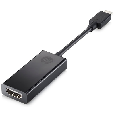 Image of HP 1WC36AA Adapter [1x USB-C® Stecker - 1x HDMI-Buchse] Schwarz