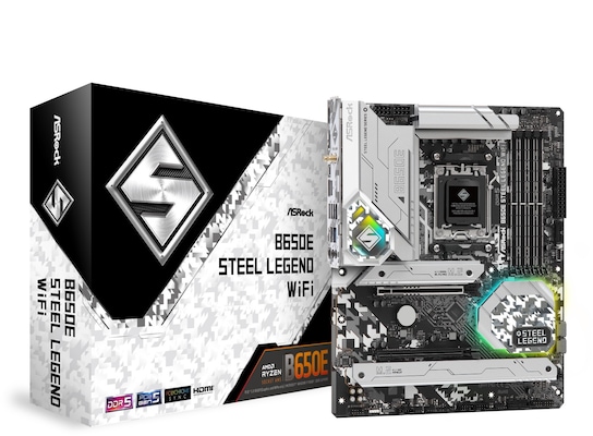 Image of AsRock B650E Steel Legend WIFI Mainboard Sockel AM5