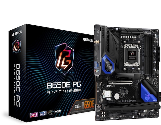 Image of AsRock B650E PG RIPTIDE WIFI Mainboard Sockel AM5