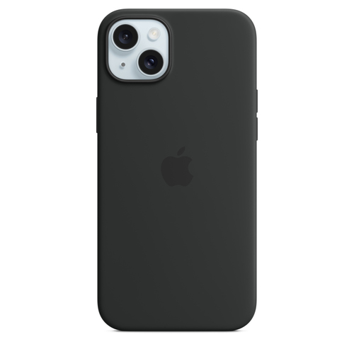 Image of Apple Original iPhone 15 Plus Silicone Case mit MagSafe - Schwarz