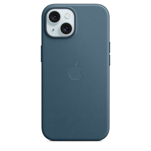 Image of Apple Feingewebe Case iPhone 15 | Pazifikblau