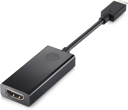 Image of HP 2PC54AA#ABB Adapter [1x USB-C® Stecker - 1x HDMI-Buchse] Schwarz