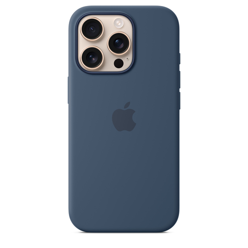 Image of APPLE IPHONE16 PRO SILICONE CASE WITH MAGSAFE - DENIM (MYYK3ZM/A)