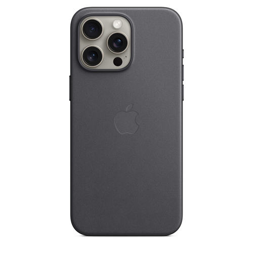 Image of Apple Feingewebe Case iPhone 15 Pro Max | Schwarz