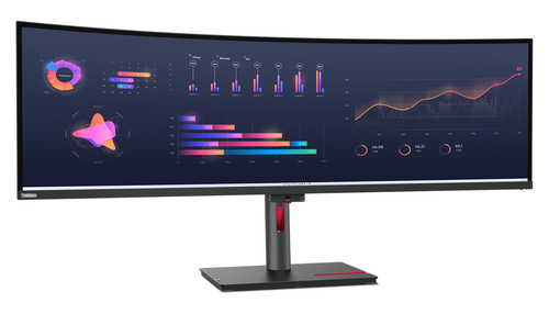 Image of Lenovo ThinkVision P49w-30 124,5cm (49") DQHD 32:9 curved Monitor HDMI/DP/USB-C