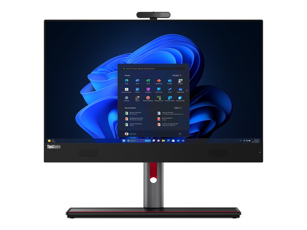 Image of Lenovo ThinkCentre M90a AiO 12SH000EGE - 60,5cm (23,8") FHD-Touch-Display - i5-14500, 16GB DDR5 RAM, 512GB SSD, UHD Grafik, W11Pro