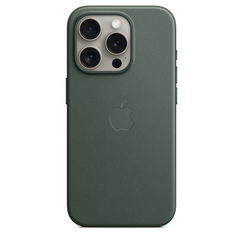 Image of Apple Feingewebe Case iPhone 15 Pro | Immergrün
