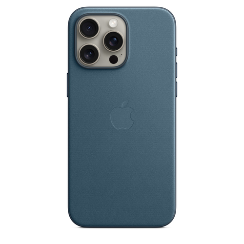 Image of Apple Feingewebe Case iPhone 15 Pro Max | Pazifikblau