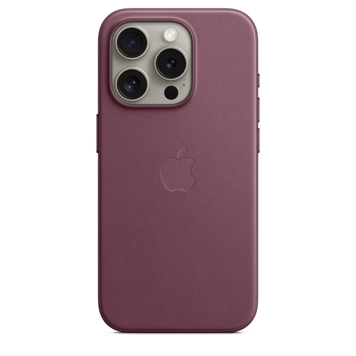 Image of Apple Feingewebe Case iPhone 15 Pro | Mulberry