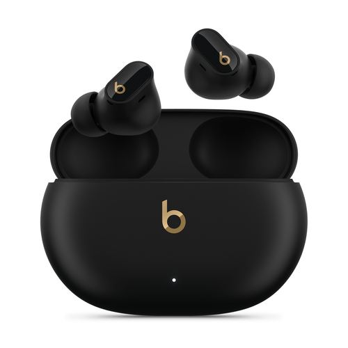 Image of Apple Beats Studio Buds + - True Wireless Noise Cancelling Earbuds - Black / Gold (MQLH3ZM/A)