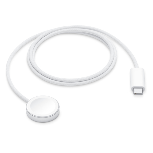 Image of Apple MT0H3ZM/A Ladegerät für Mobilgeräte Smartwatch Weiß USB Kabelloses Aufladen Schnellladung Indoor (MT0H3ZM/A)