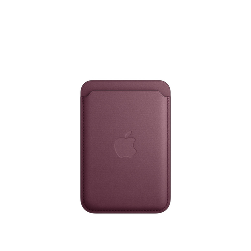 Image of Apple - Tasche für Mobiltelefon / Kreditkarte - kompatibel mit MagSafe - Microtwill, FineWoven - Aubergine - für iPhone 12, 13, 14, 15 (MT253ZM/A)