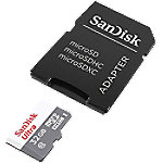 Image of SanDisk Ultra - Flash-Speicherkarte (microSDHC/SD-Adapter inbegriffen) - 64GB - Class 10 - microSDHC UHS-I (SDSQUNR-032G-GN3MA)