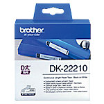 Image of Brother DK-22210 Authentic Papier Endlosetiketten Selbstklebend Schwarzer Druck auf Weiß 29 mm x 30.5m
