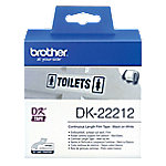 Image of Brother DK-22212 Authentic Endlosetiketten Film Selbstklebend Schwarzer Druck auf Transparent 62 mm x 15.2m