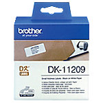 Image of Brother DK-11209 Authentic Kleine Adressetiketten Selbstklebend Weiß 29 x 62 mm 800 Labels